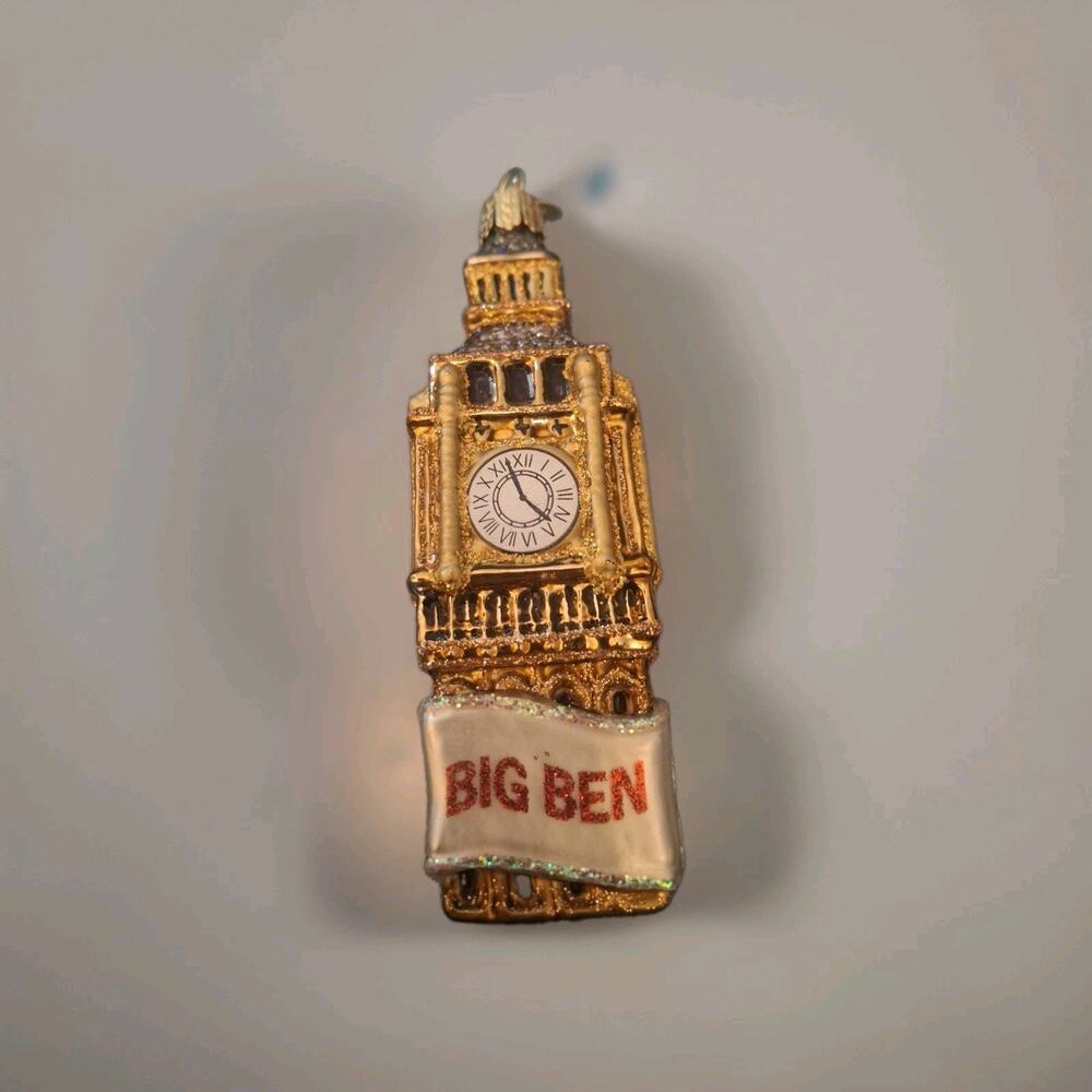 Old World Christmas Ornament - Big Ben Ornament 5x2